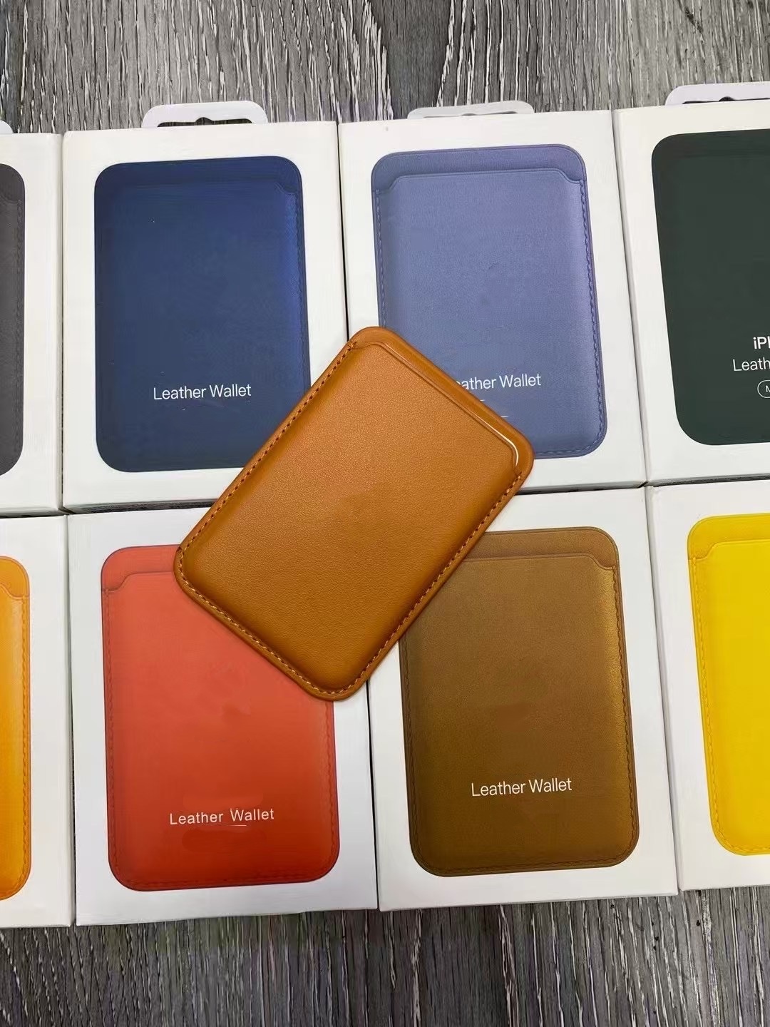 Leather Wallet Card Holder Phone Cover - Portafoglio in pelle con custodia per