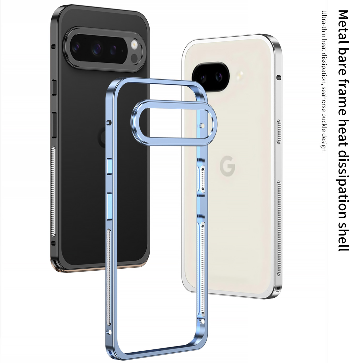 Metal Bumper Aluminum Frame Case - Cover Ultra-Sottile in Alluminio con Cornice