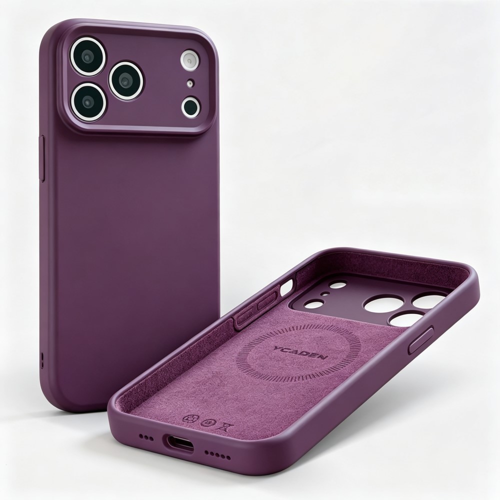 Liquid Silicone Magnetic Phone Case - Custodia di Lusso in Silicone Liquido