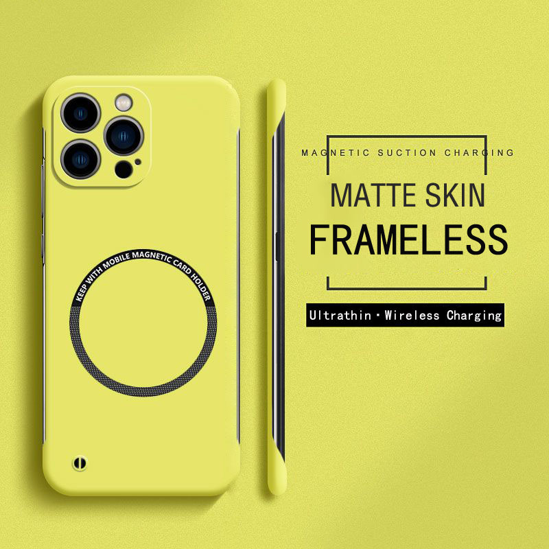 Matte Hard Pc Back Case - Custodia magnetica senza cornice per Magsafe