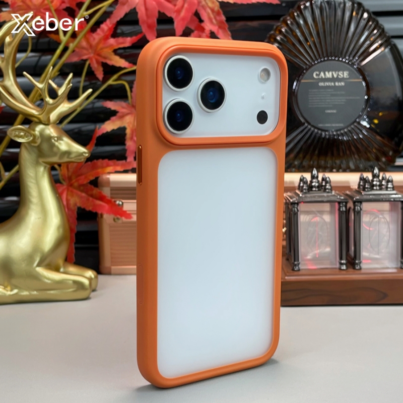 Clear Shockproof Bumper Case - Custodia opaca in TPU trasparente di