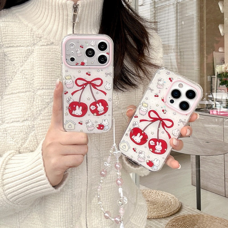 Custodia per telefono scintill - Cute Cartoon Wrist Strap Silicone Case recensione e prezzo