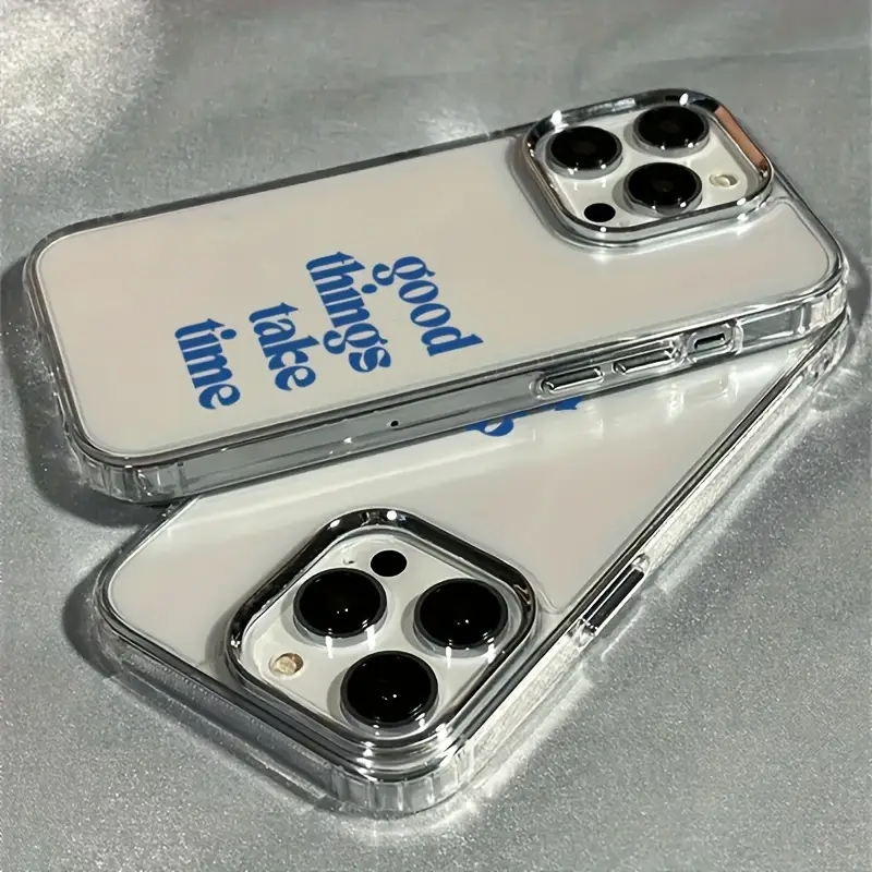 Good Things Take Time Custodia - Clear Shockproof Bumper Case recensione e prezzo