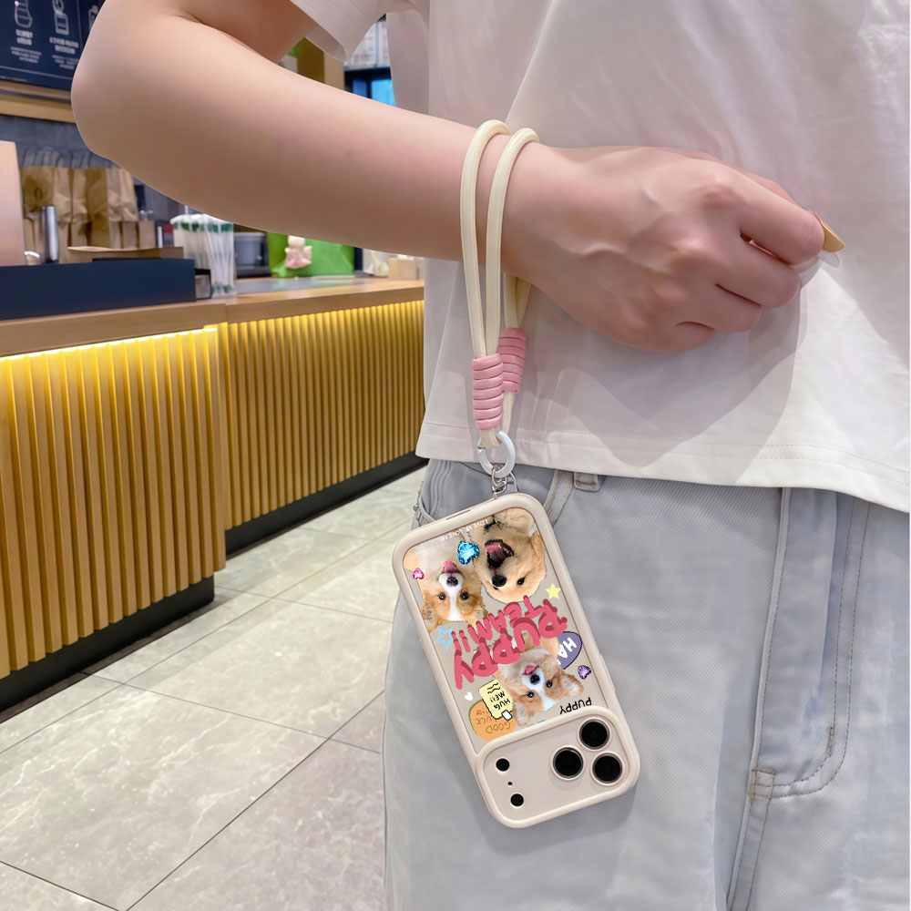 Custodie Morbide per Telefono  - Cute Cartoon Wrist Strap Silicone Case recensione e prezzo