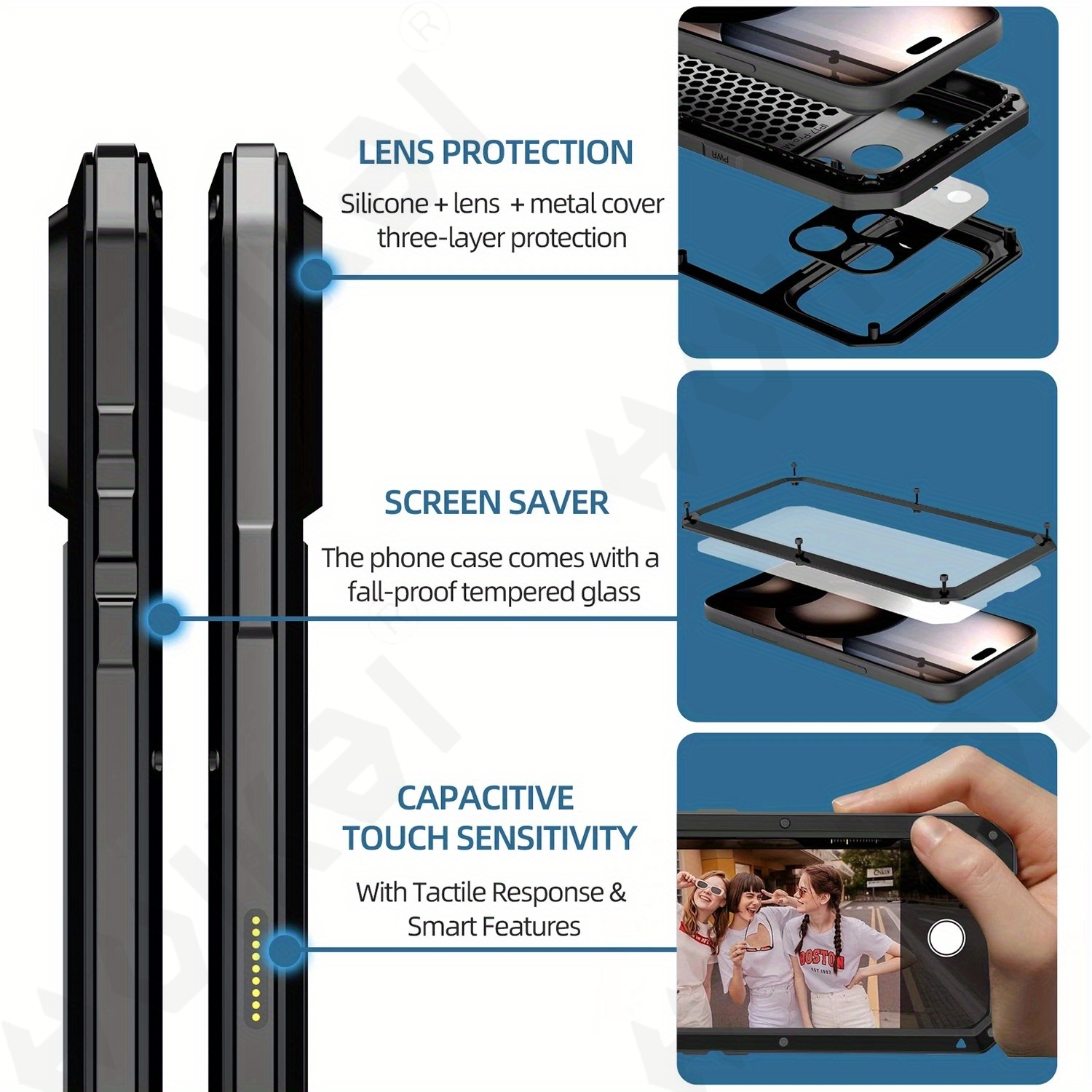 Custodia adatta per iPhone 18  - Heavy Duty 360 Full Body Protective Case recensione e prezzo