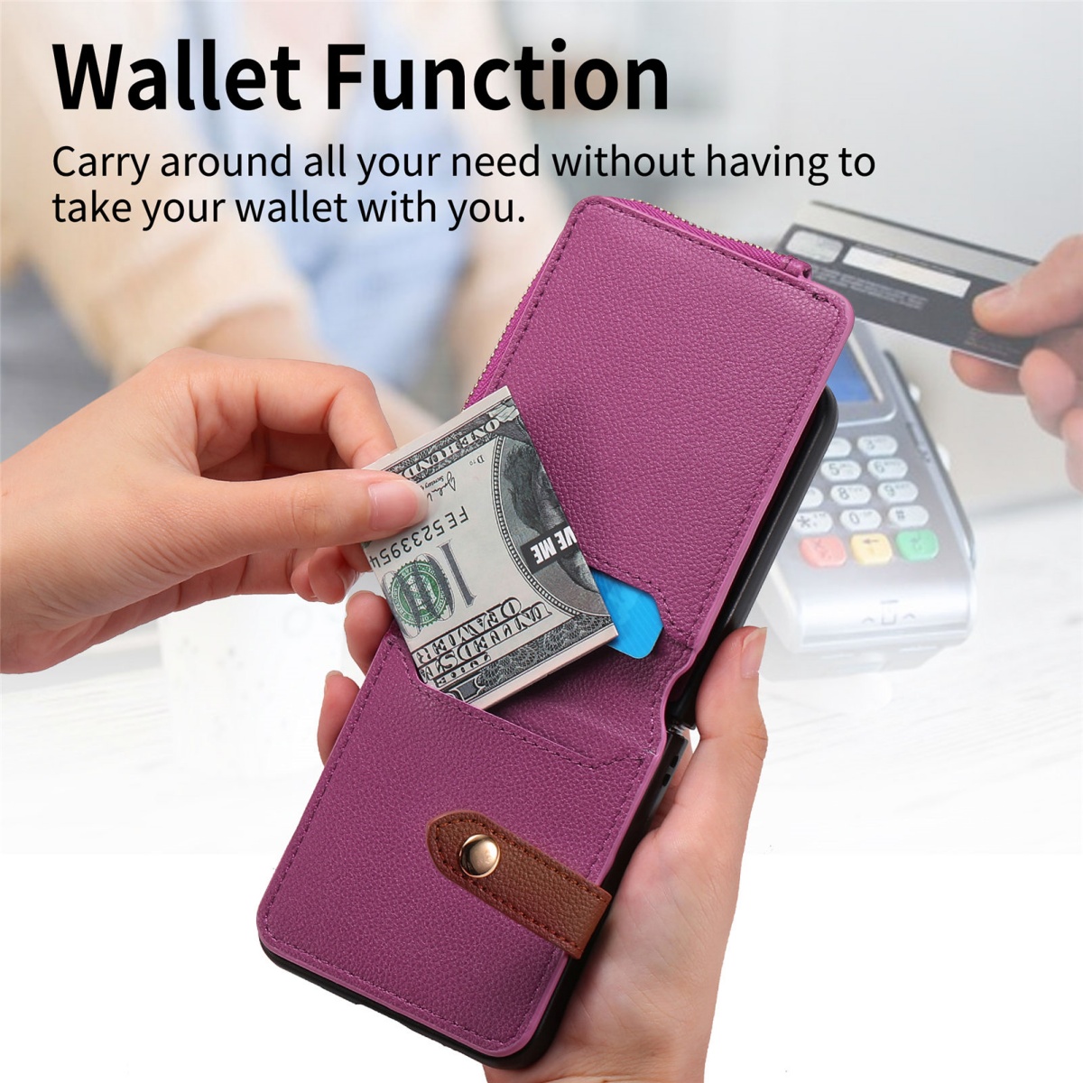 Custodia di Lusso Porta Carte  - Leather Wallet Card Holder Phone Cover recensione e prezzo